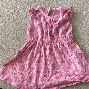 Pink Ruffled Tiered Sundress
